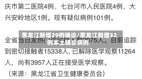 黑龙江新增29例确诊/黑龙江新增32例本土确诊病例