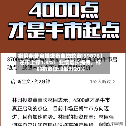 铜价飙升！接近历史比较高水平！华宝基金有色ETF（159876）逆市上探1.4%！业绩增长提振，标的指数低调攀升20%