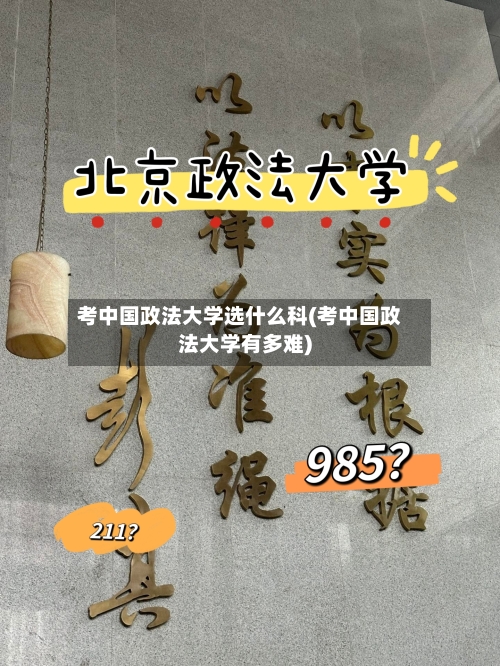考中国政法大学选什么科(考中国政法大学有多难)